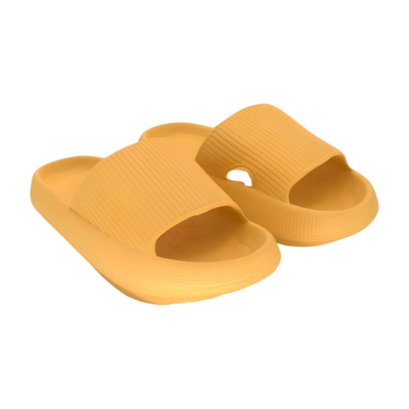 YASIRUN Shoes Yasirun Yellow Ribbed Eva Slide Womens Shoes Yellow